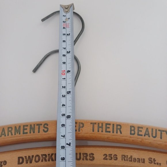 Vintage Wooden Clothes Hangers Lot of 2 Ottawa - Toronto Fur/Clothes Storage Ad - Picture 8 of 11